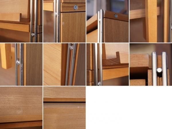 無印良品(MUJI)の人気のタモ材×ステンレスユニットシェルフ(ボックス