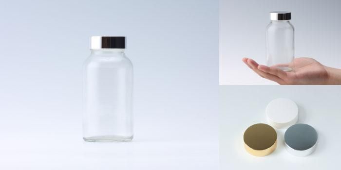 規格瓶 PS-13K 茶 | 健康食品・規格瓶 | 通販サイト-ガラスびん.com