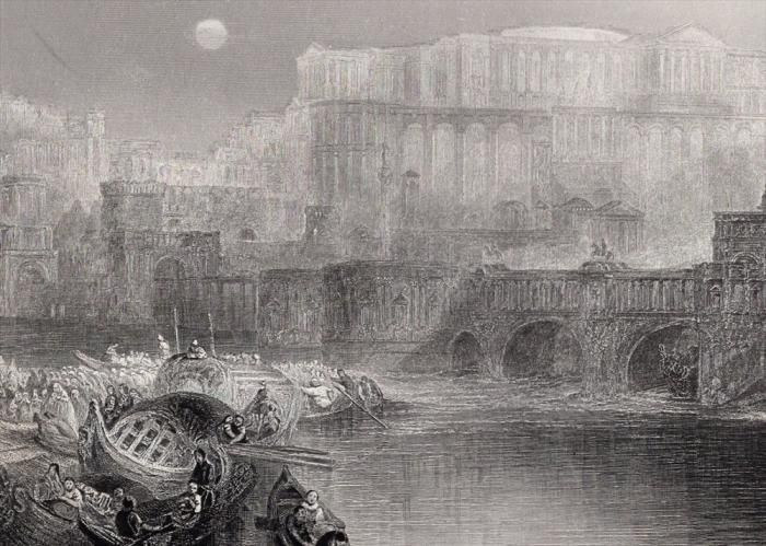 1865年 J.M.W.Turner Turner Gallery 古代ローマ ゲルマニクスの遺灰を