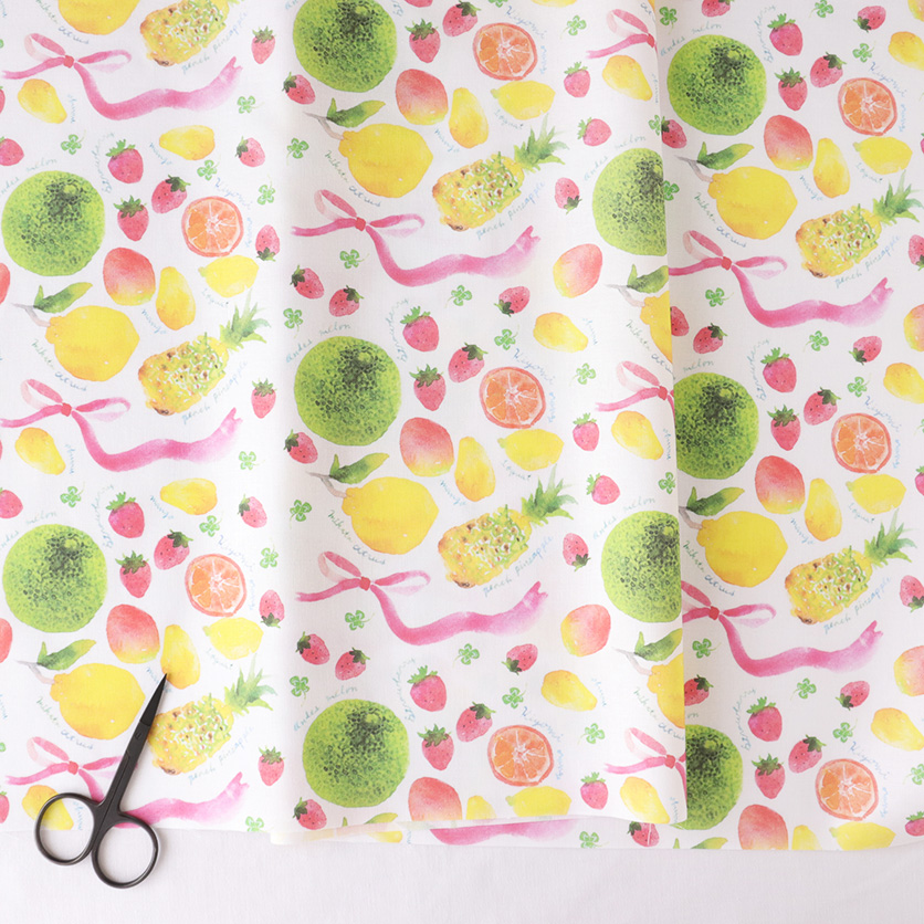 フルーツ！ - 生地と型紙の通販サイト：nunocoto fabric