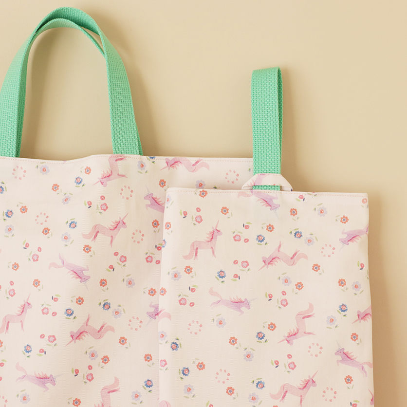 入園・入学グッズ手作りキット（6点セット）ユニコーン／Flower