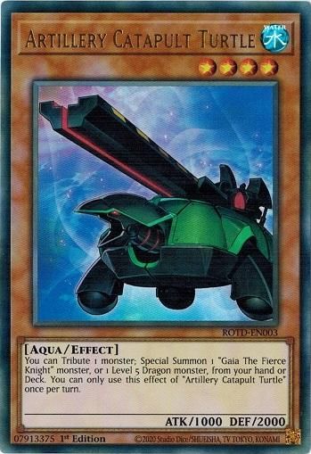 砲撃のカタパルト・タートル/Artillery Catapult Turtle【ウルトラレア