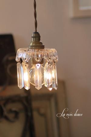 バカラミニシャンデリア - アンティーク照明＆ジュエリー La voix douce