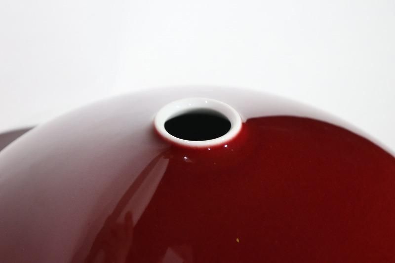 □馬場真右ｴ門作 辰砂花瓶 - 有田焼の通販サイト 丸兄商社オンライン
