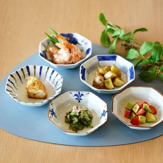 花の木 リム八角鉢（3サイズ） - 有田焼窯元 皓洋窯 公式ホームページ