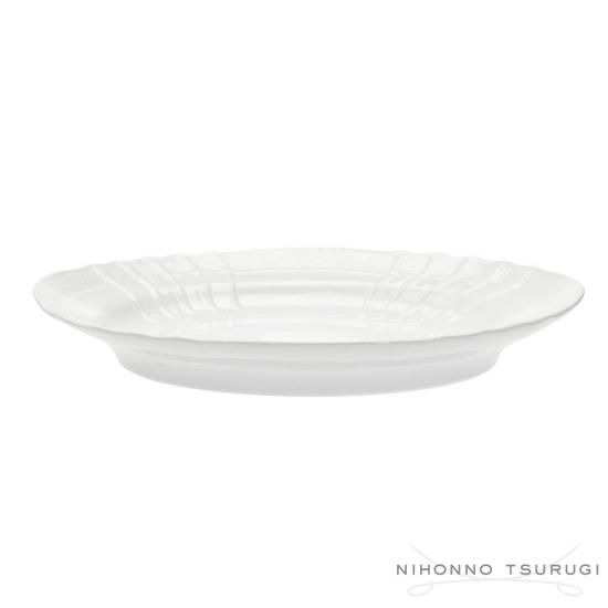 ジノリ 1735（GINORI 1735）ベッキオホワイト オーバル33cm 02-0555