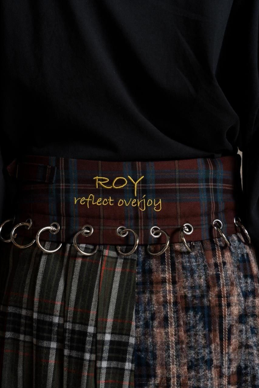 プリーツチェックスカート - ROY reflect overjoy