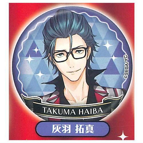 夢色キャスト ラメグリッター缶バッジ [9.灰羽拓真],スタンド