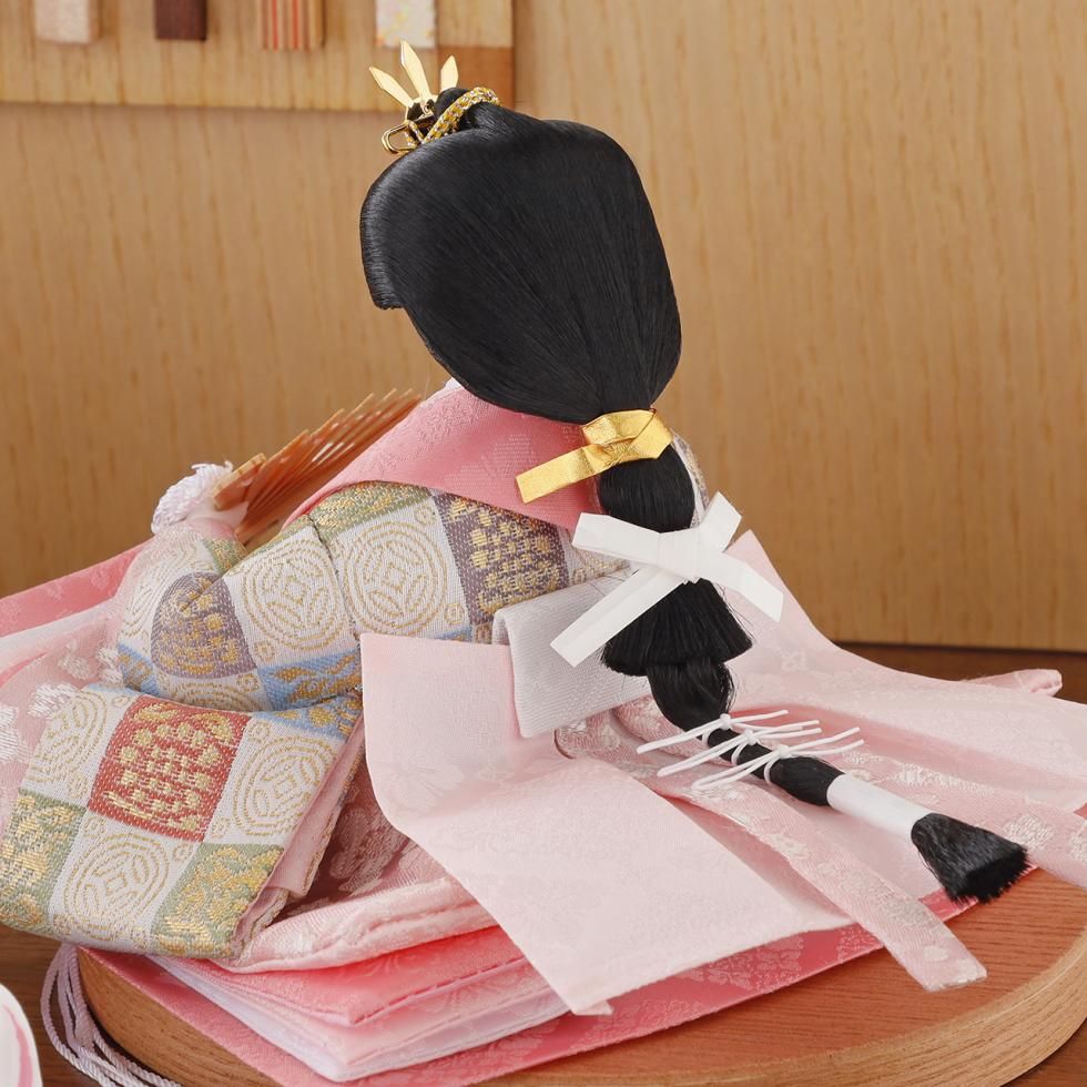 雛人形（ひな人形）「卯楽」｜雅泉 親王飾り｜コンパクトでおしゃれな