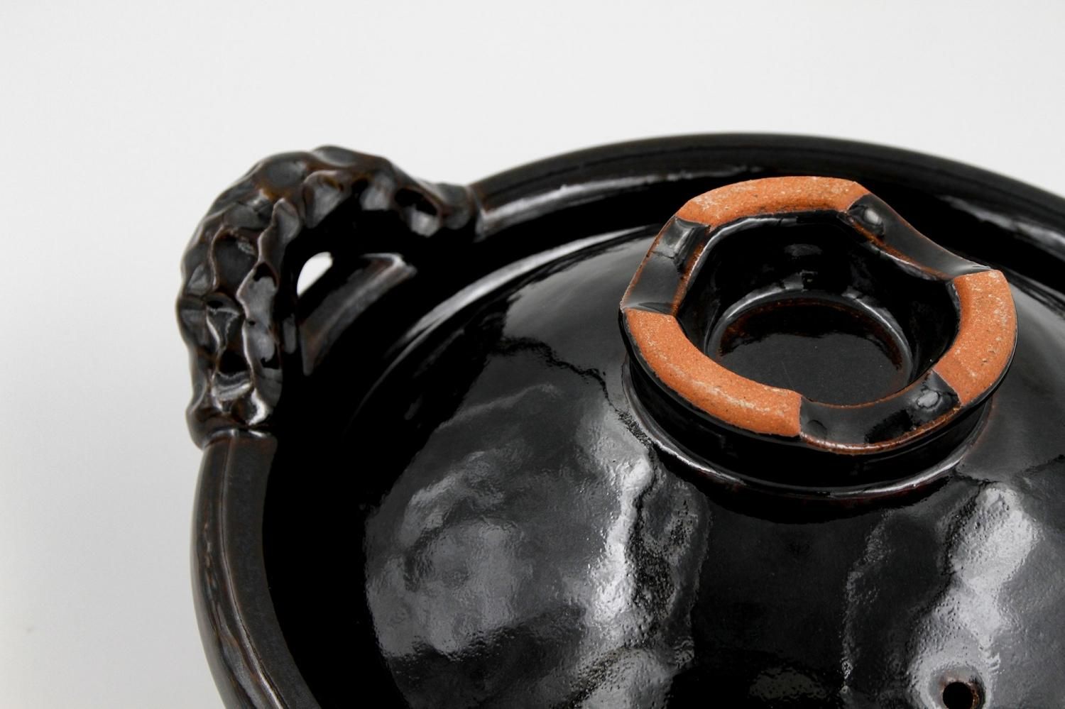 黒鍋（8寸） - 土楽 | 伊賀の里の土楽窯