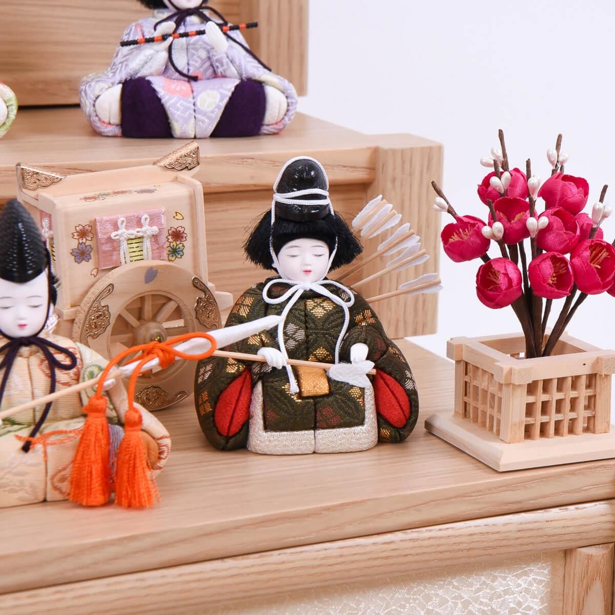 木目込人形 十五人飾り | 平安雛 - 雛人形・五月人形・羽子板・破魔弓
