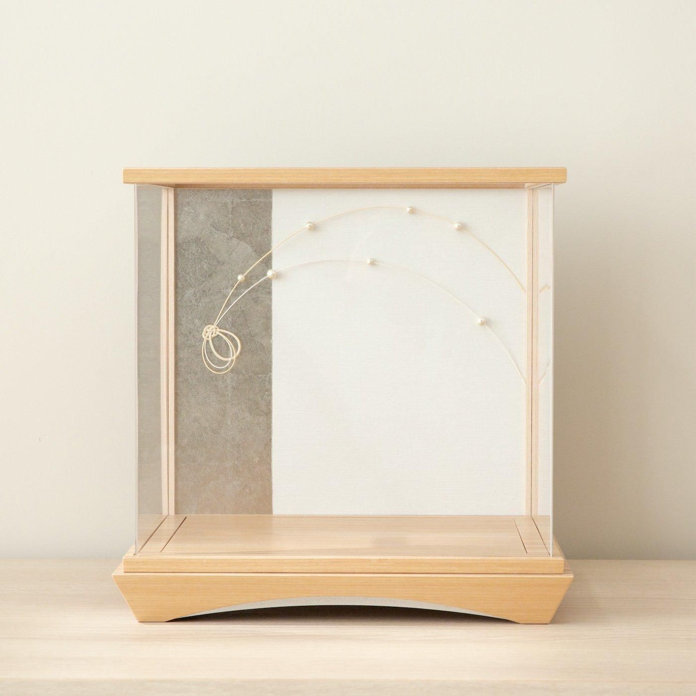 単品ケース アクリル 被せ式 木製 - 雛人形・五月人形・羽子板・破魔弓