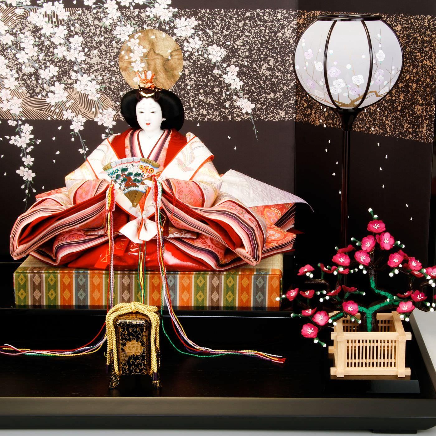 雛人形 京七/九番 | 親王飾り 月夜桜 - 雛人形・五月人形・羽子板
