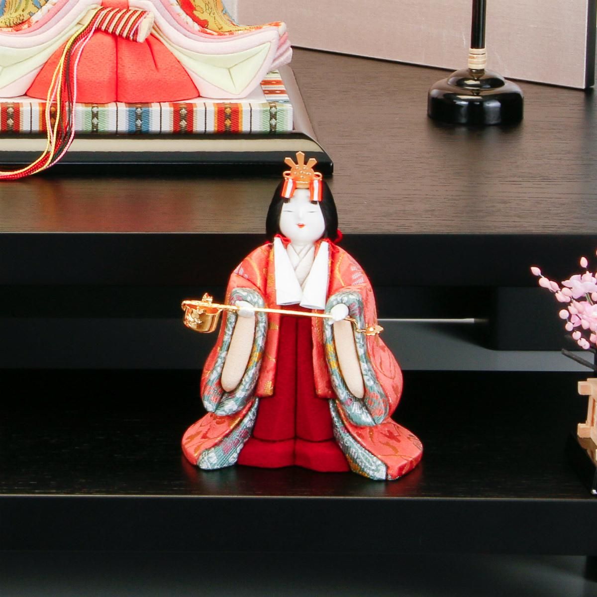 木目込人形 五人飾 鈴木賢一 以和喜 龍村裂