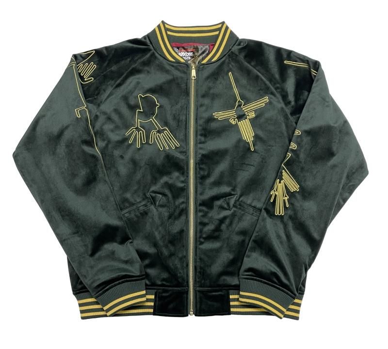 ナスカジャン2023別珍（パンパグリーン）[廃盤] - ホラーにプロレス