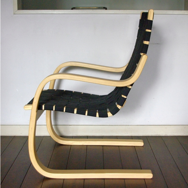 Alvar Aalto/Arm Chair No.406/Black - organ-online.com