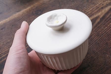 イ49 蒸しカップ 花 - 益子焼の小さな窯元「よしざわ窯」- 生活陶器