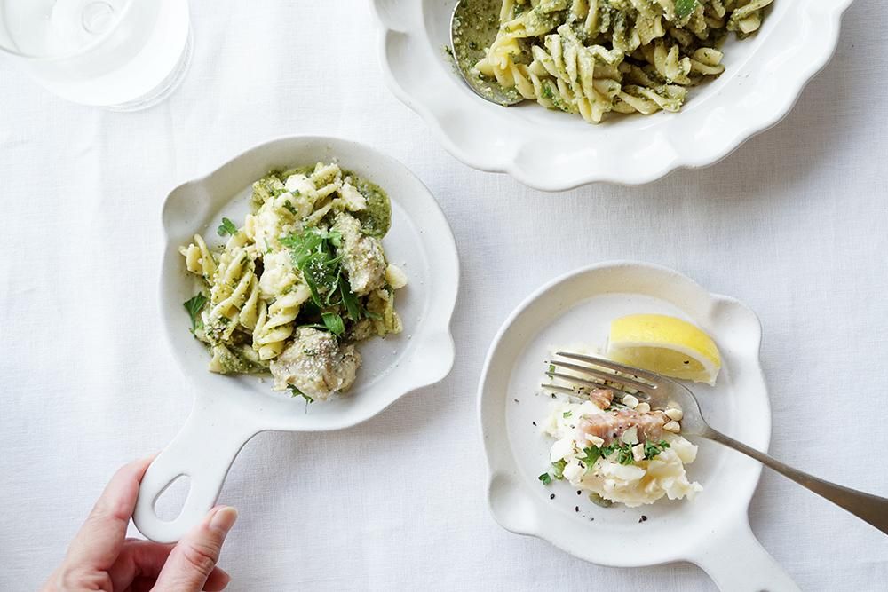 ワ13 ホワイト フライパンまるざら - 益子焼の小さな窯元「よしざわ