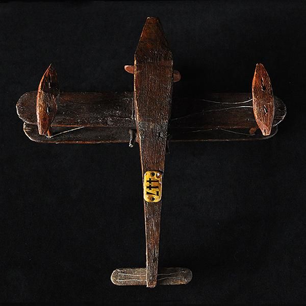 プロペラ機の模型/フランスアンティーク 飛行機【Sibora】