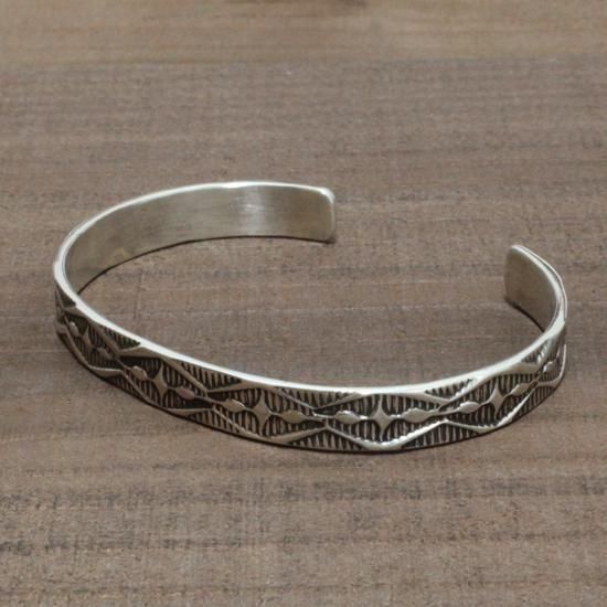 NAVAJO｜シルバーブレスレット Henry Mariano D
