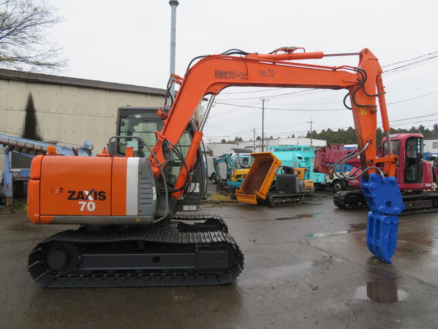 その他 日立 油圧ショベル 低稼働 ZX70-3 丸順フォーク の中古車詳細