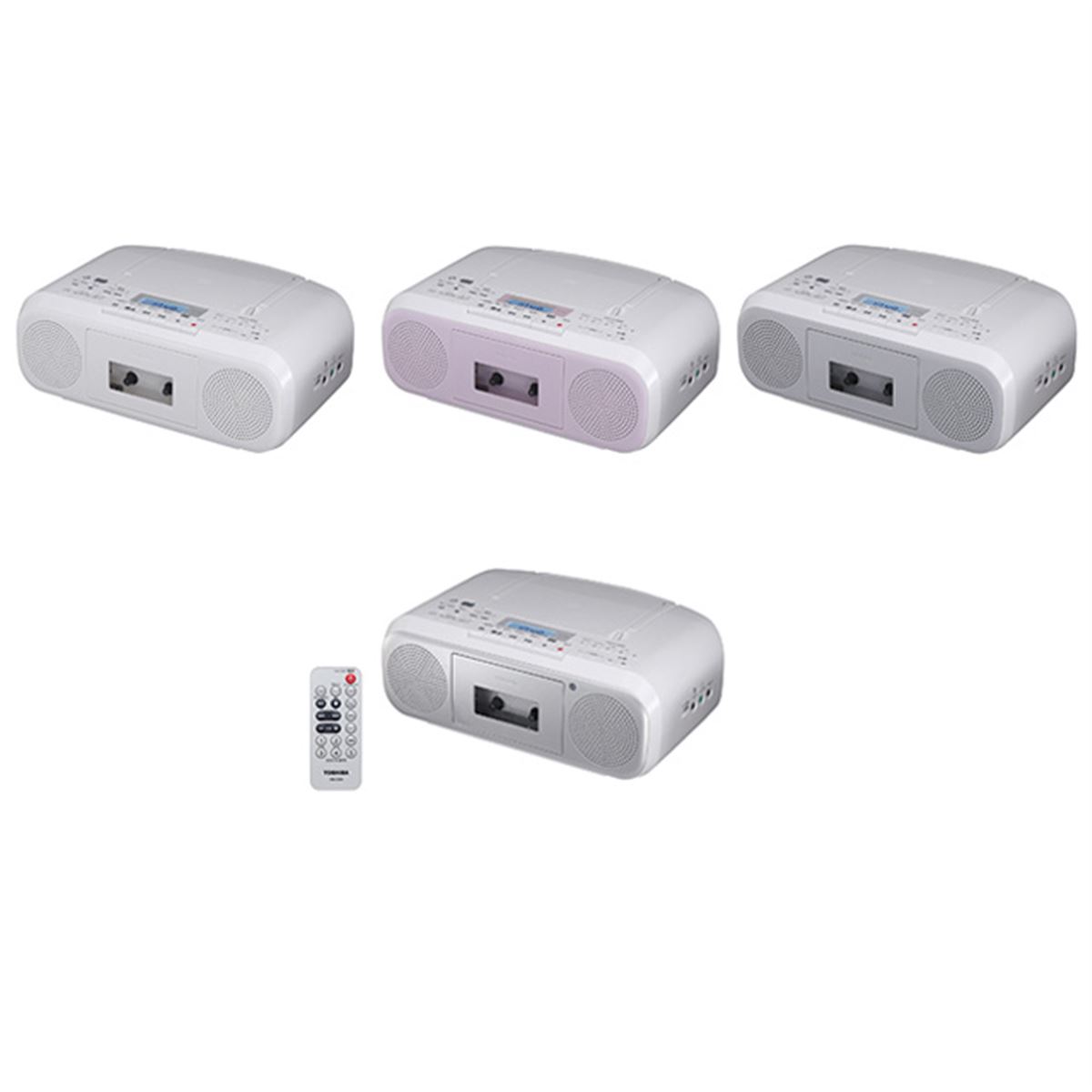 東芝、最大4Wの高出力スピーカーと4つの音質モードを搭載したCD