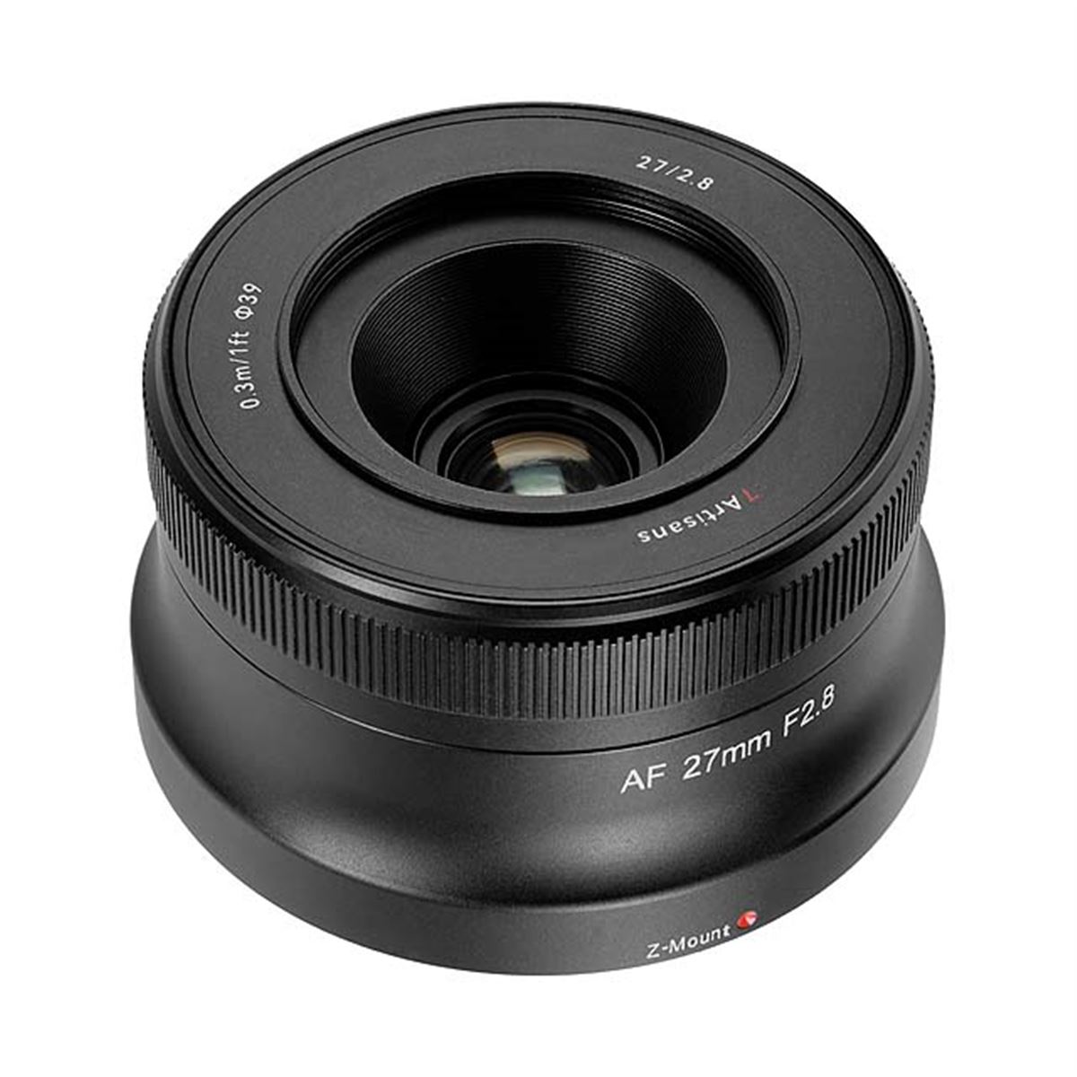 七工匠、Zマウント用のAPS-C対応単焦点レンズ「7Artisans 27mm F2.8 AF