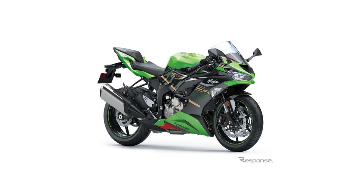 カワサキ Ninja ZX-6R など、カラー＆グラフィックを変更 11月15日発売