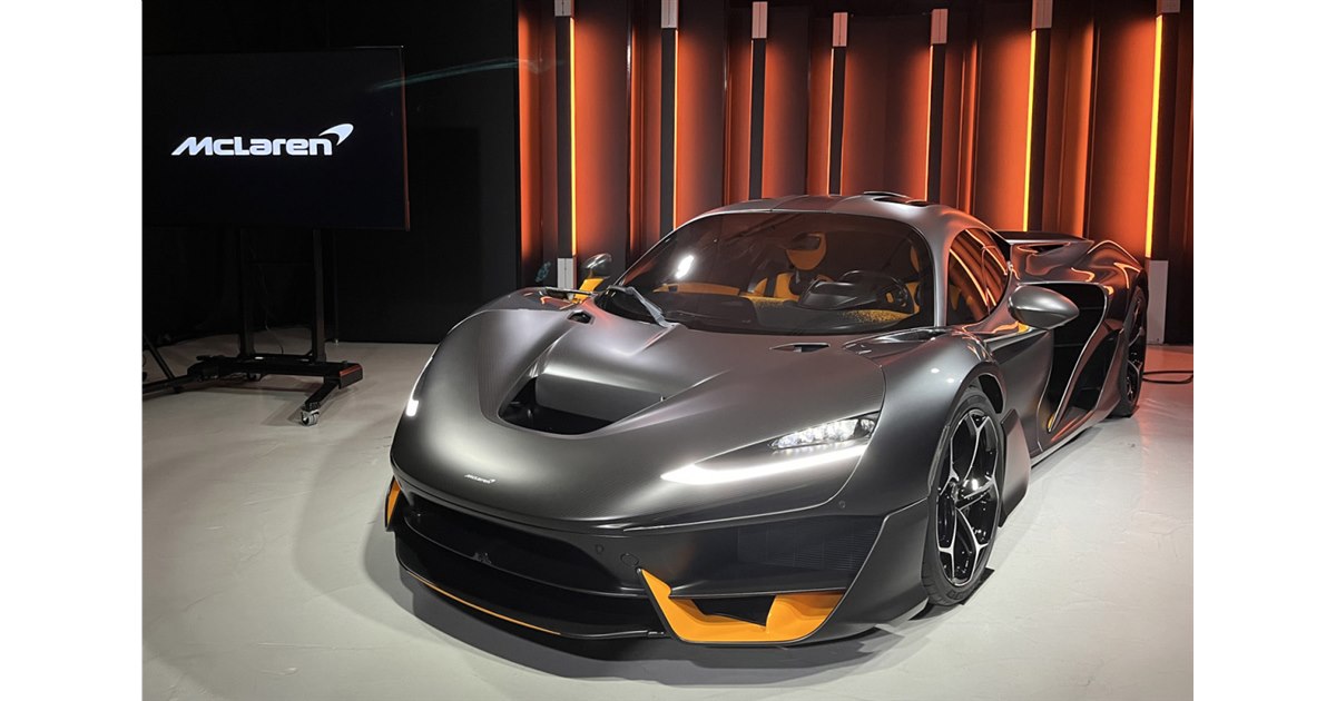 全世界399台限定で発売 マクラーレンが最高峰モデル「W1」を日本初披露