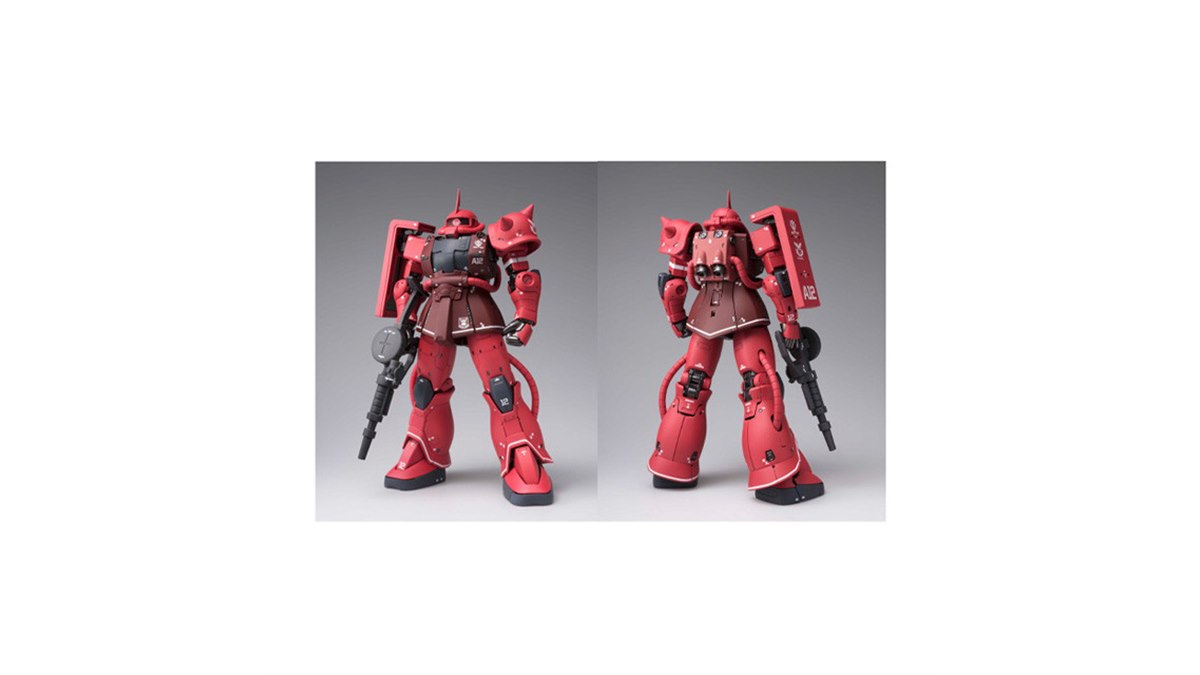 ガンダムTHE ORIGIN」シャア専用ザクIIが完全新規造形のフィギュアで