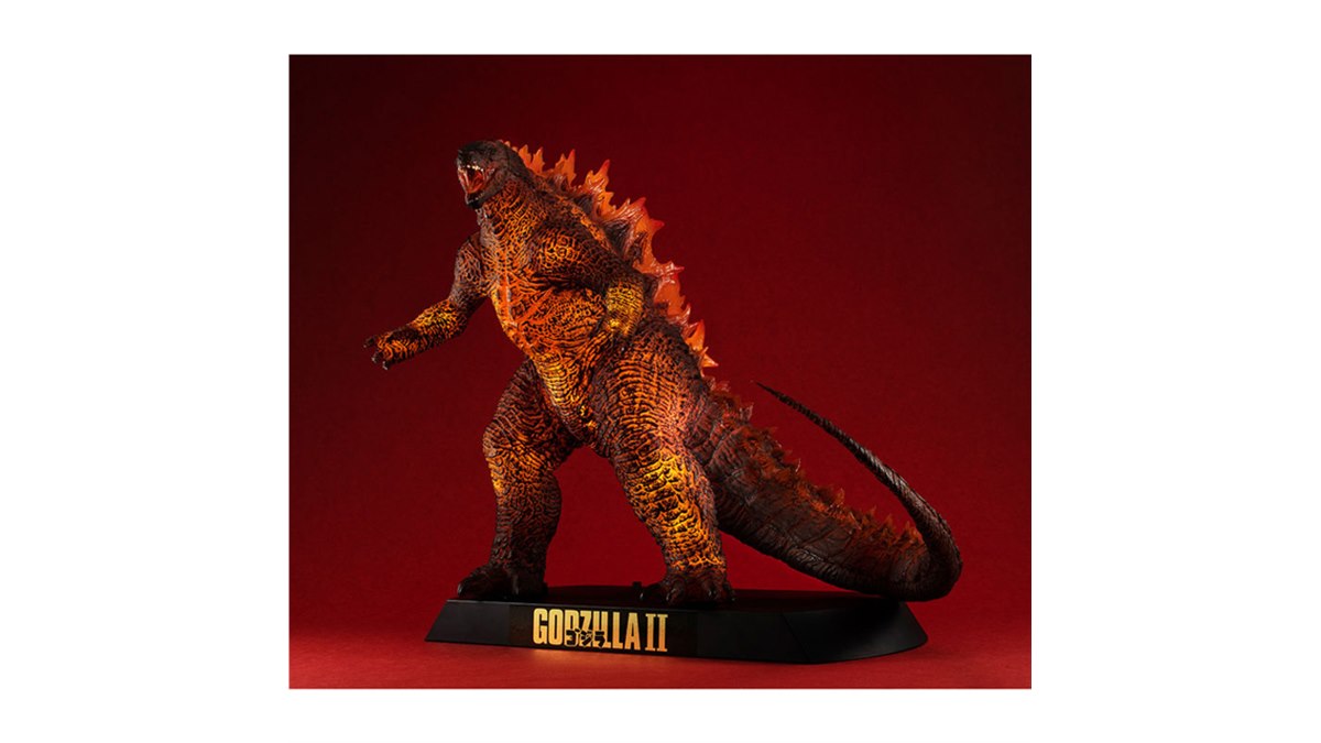 咆哮と発光のバーニング仕様！ 全高30cmの「UA Monsters ゴジラ2019