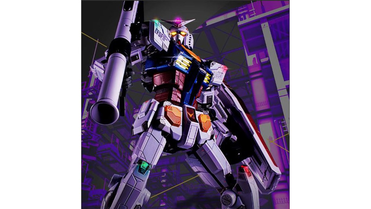 GUNDAM FACTORY YOKOHAMA「RX-78F00 ガンダム」夜間起動ver.が“超合金