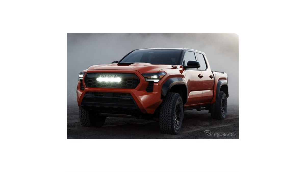 トヨタ『タコマ』新型、「TRDプロ」に新色オレンジ…米国で設定 - 価格.com
