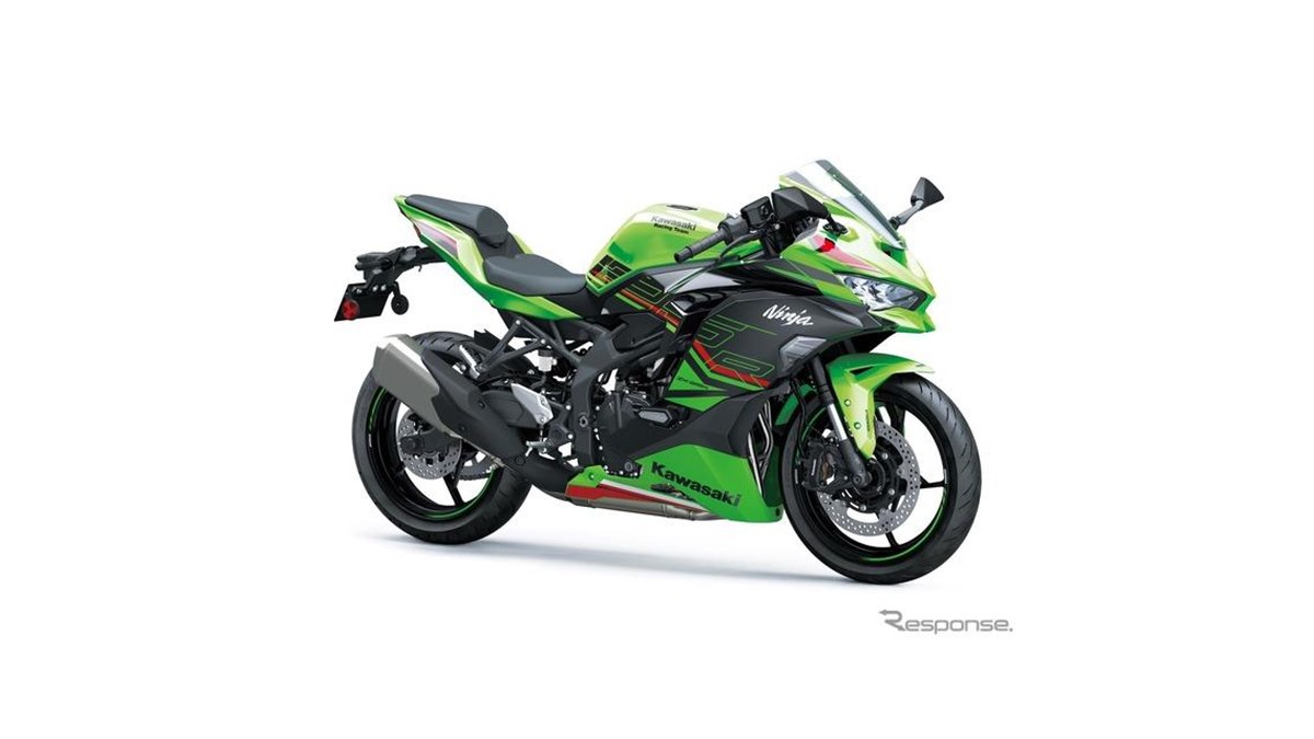 カワサキ Ninja ZX-25Rシリーズ、2024年モデル発売へ…カラー