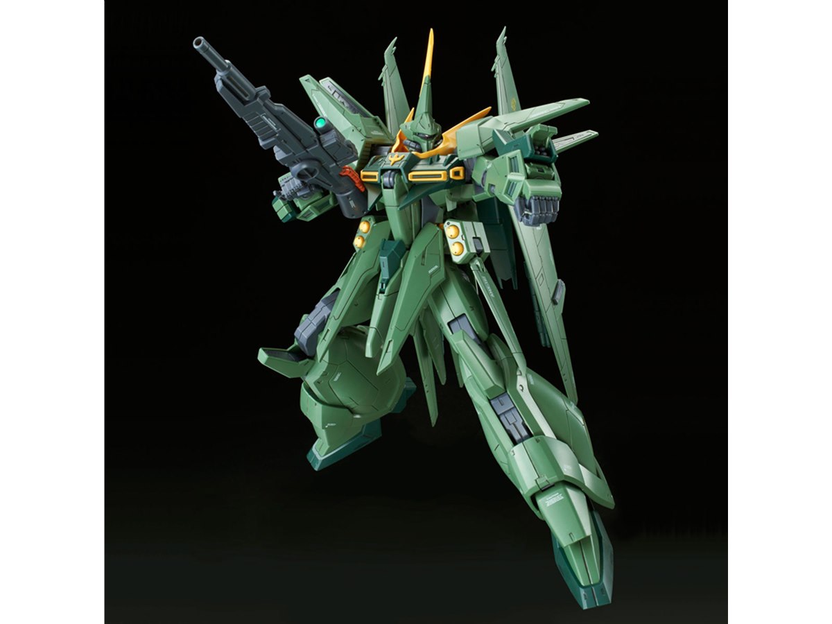 機動戦士ガンダムZZ」バウ量産型、緑の機体を成型色で再現したプラモ