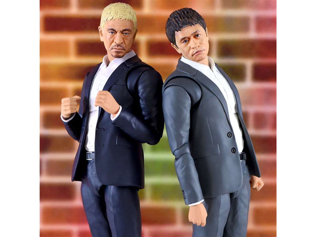 ダウンタウン」浜田雅功＆松本人志のリアルなフィギュア、各6,480円
