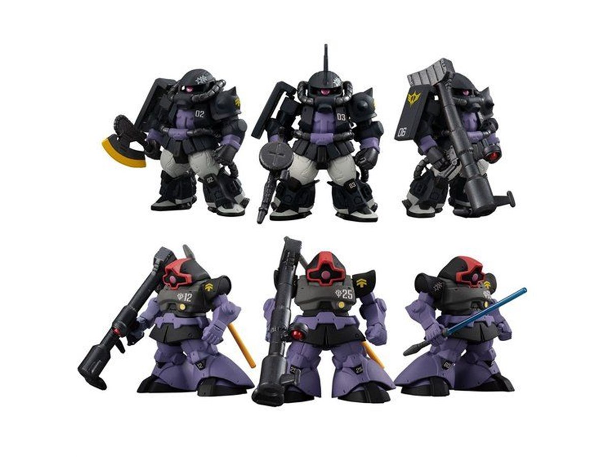 黒い三連星仕様の「高機動型ザクII＆ドム」セットがプレバン限定で予約