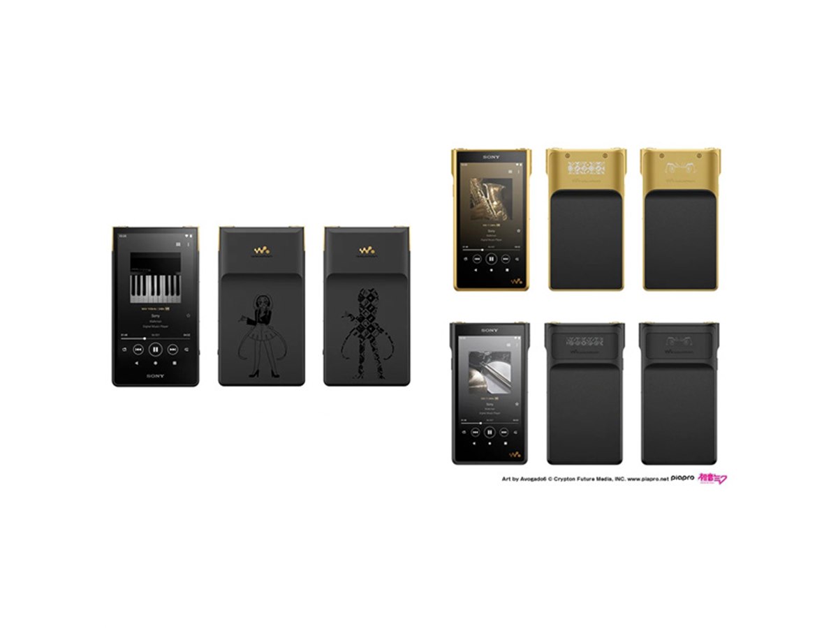 ソニー、「初音ミク」オリジナルデザインを刻印したウォークマン3機種