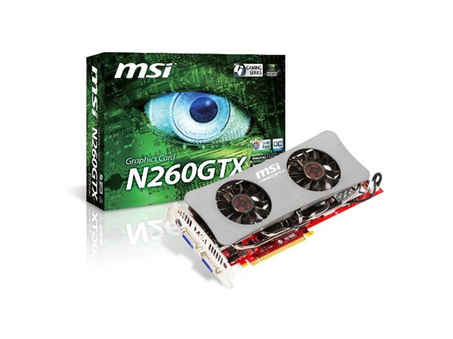 MSI、OC版GeForce GTX 260搭載ビデオカード - 価格.com