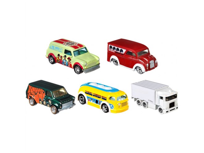 ビートルズ」の人気アルバムにインスパイアされたホットウィール5機種