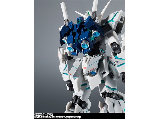 ユニコーンガンダム、彩色・マーキングなど追加したROBOT魂フィギュア