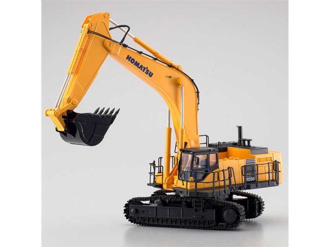 京商、世界の建設機械メーカー「コマツ」の油圧ショベルを1/50スケール