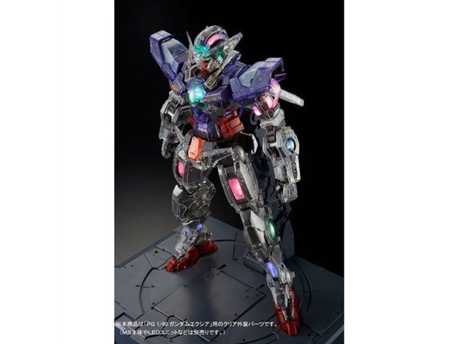 機動戦士ガンダム00」PGガンダムエクシア向けのクリア外装パーツが発売