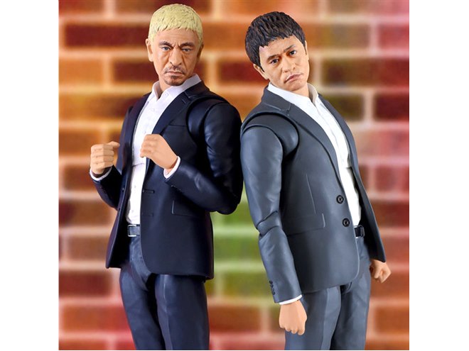 ダウンタウン」浜田雅功＆松本人志のリアルなフィギュア、各6,480円