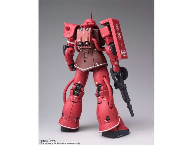 バンダイ、約180mmのダイキャスト製フィギュア「シャア専用ザクII