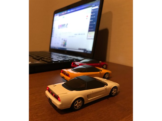 ホンダ初代「NSX」型の無線マウスに「グランプリホワイト」登場、限定