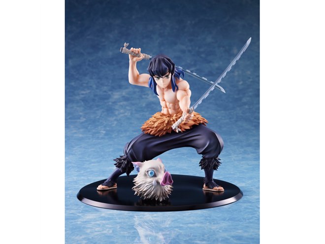 鬼滅の刃」より、2つの顔を持つ「嘴平伊之助」1/8スケールフィギュアで