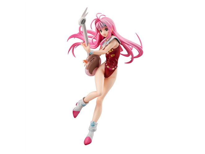 マクロス7」熱気バサラとミレーヌ・ジーナスがそれぞれ完成品