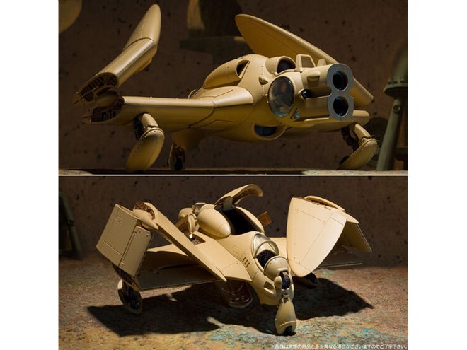 風の谷のナウシカ」ガンシップが翼長245mmで立体化、動翼部の可動を