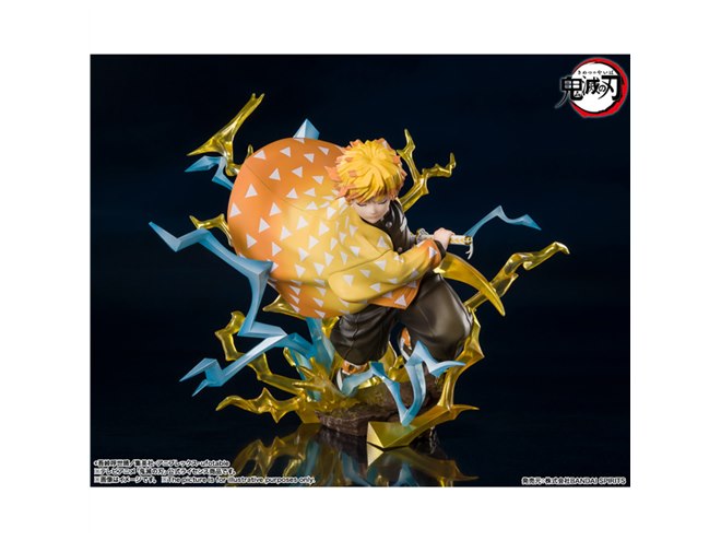 鬼滅の刃」我妻善逸が“霹靂一閃”を放つ瞬間をフィギュア化、8月発売